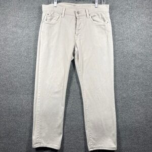 7 For All Mankind Jeans Mens Size 33 Standard Grey Stone Wash Straight leg